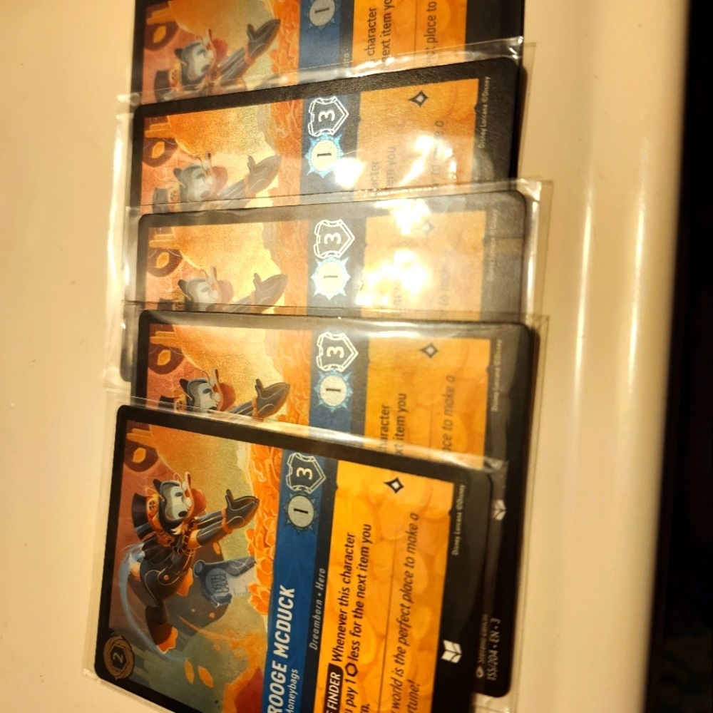 Scrooge Uncle Moneybags Cold Foil Qty 5